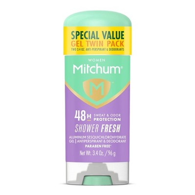 Mitchum Women s Antiperspirant Deodorant Gel Stick, Shower Fresh Scent, 48HR S