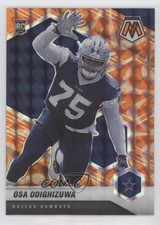 2021 Panini Mosaic Rookies Reactive Orange Prizm Osa Odighizuwa #360 0ru4