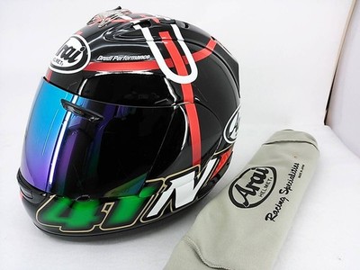 Arai RX-7 RR5 Haga Monza L Helmet with Mirror Free Shipping