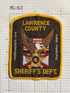 LAWRENCE COUNTY, AL                       Sheriff’s Department Patch