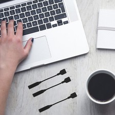 6pcs Phone Type C to 3.5mm Headphone Jack Adapter Portable Audio Cable Cord