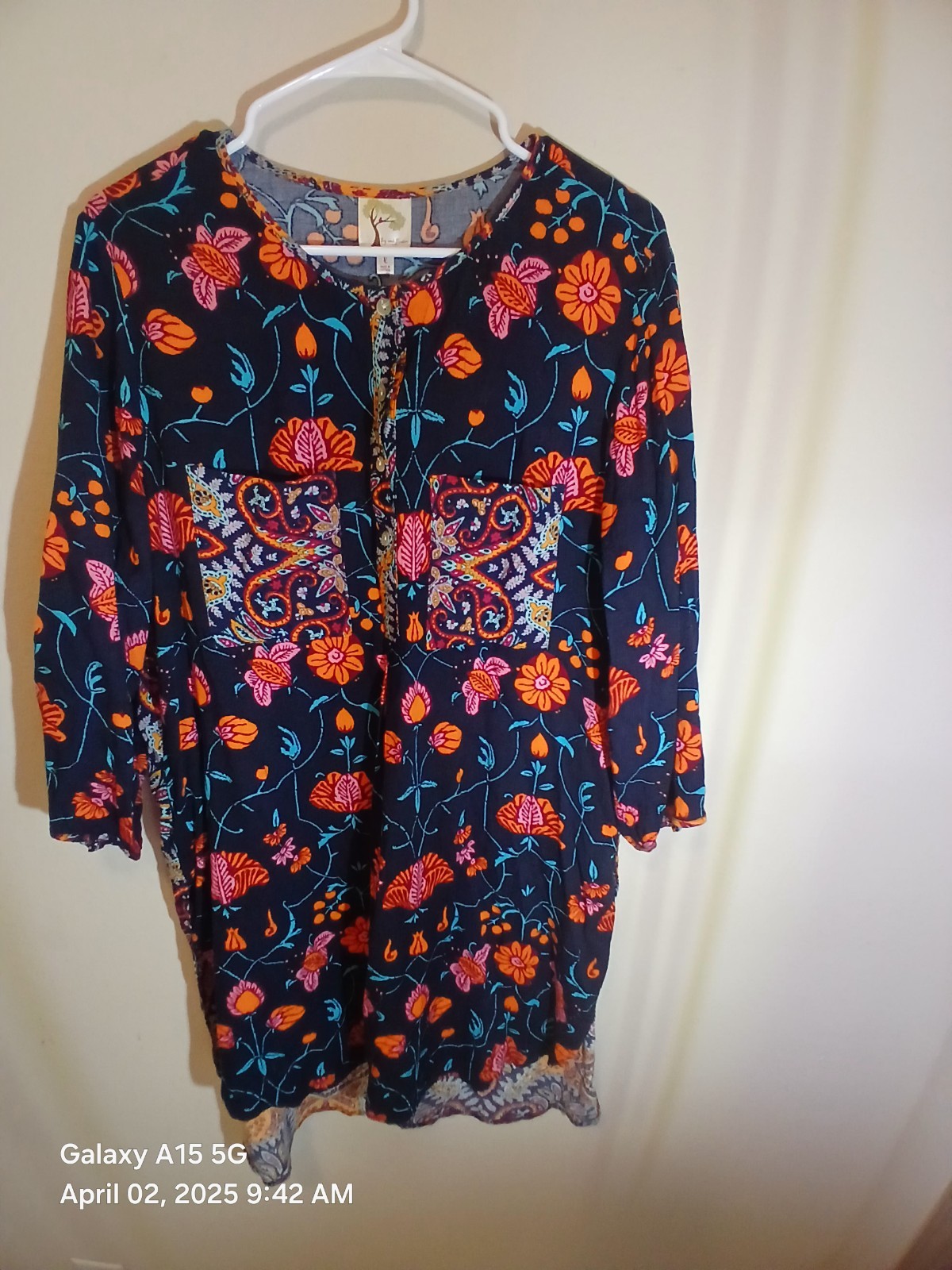 Anthropologie Fig and Flower Womens' Shirt Size Large