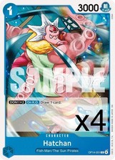 4X One Piece Card Game Hatchan OP14-051 Common NM Presale