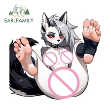 EARLFAMILY 5.1" Loona Car Sticker Windshield Bumper Artistic Caravan SUV Decal