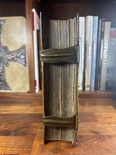 Original Metal Work Czech Catholic Bible 1840 - Picture 4 of 18