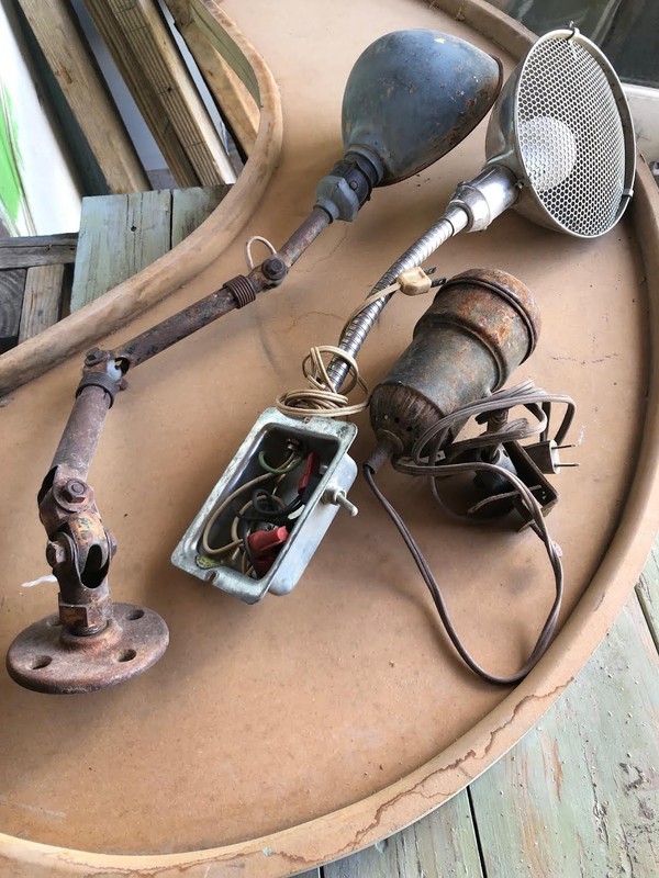 Industrial, machinist lights... super cool