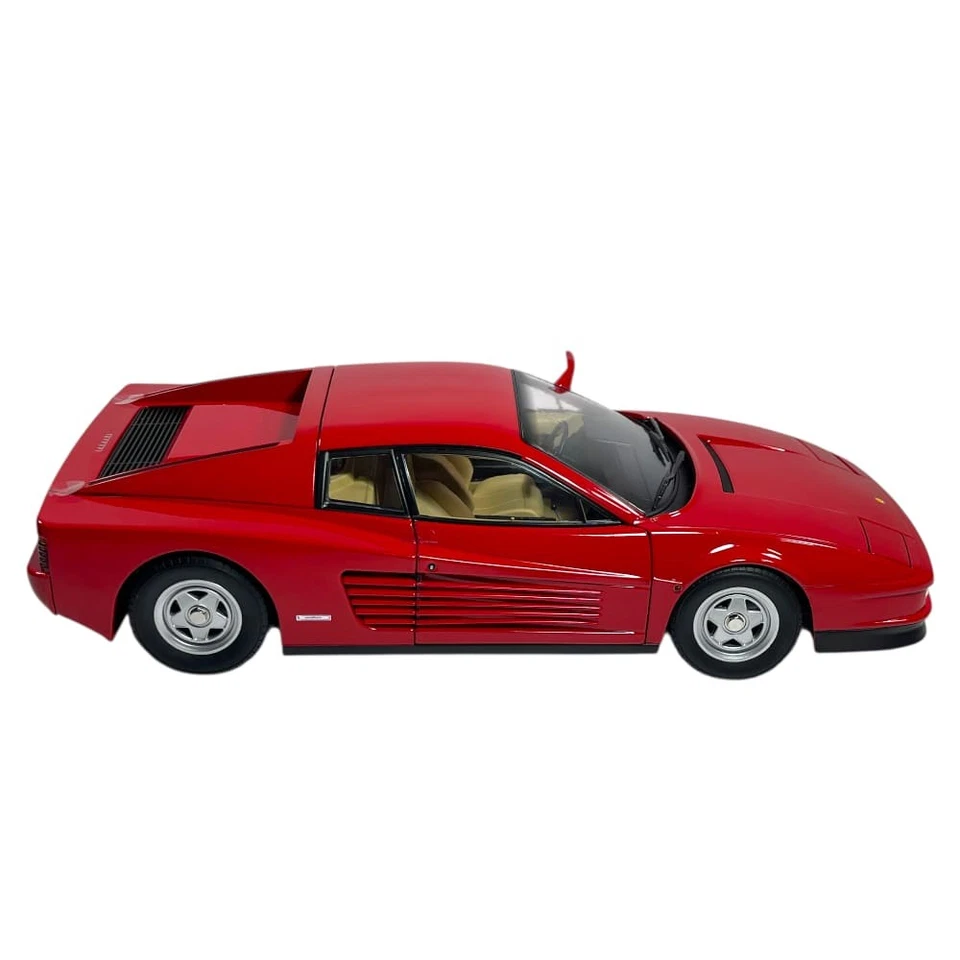 Modellino Auto KK 1/12 Ferrari Testarossa Monospecchio Red Beige Interior 1984 - Immagine 4 di 4