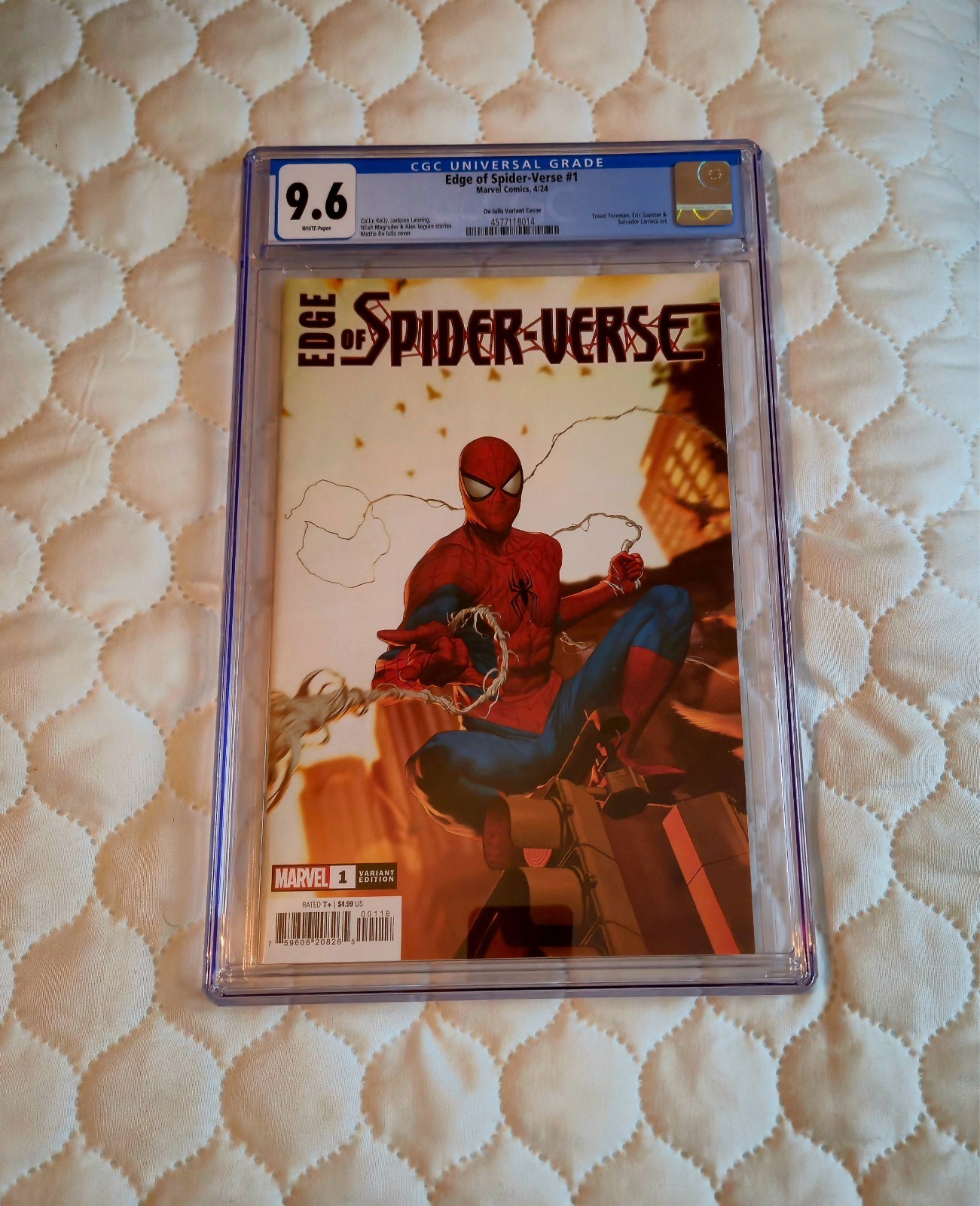 Edge of Spider-Verse #1 (2024) – CGC 9.6 De Iulis Variant Cover