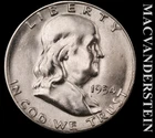 1954-S Franklin Half Dollar - Choice Gem Brilliant Uncirculated+++  #L3351