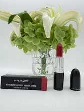 MAC Retro Matte Lipstick 707 RUBY WOO Red - 0.1 oz / 3g