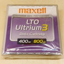 Maxell LTO3 Ultrium 3 Data Cartridge brand NEW  SEALED, 400/800GB backup tape  