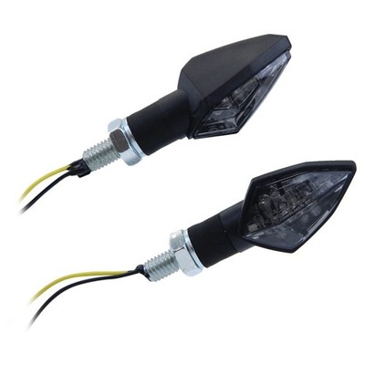 LED Mini Blinker RACE schwarz getönt f. Ducati Panigale 899 ABS Bj. 2014-2015