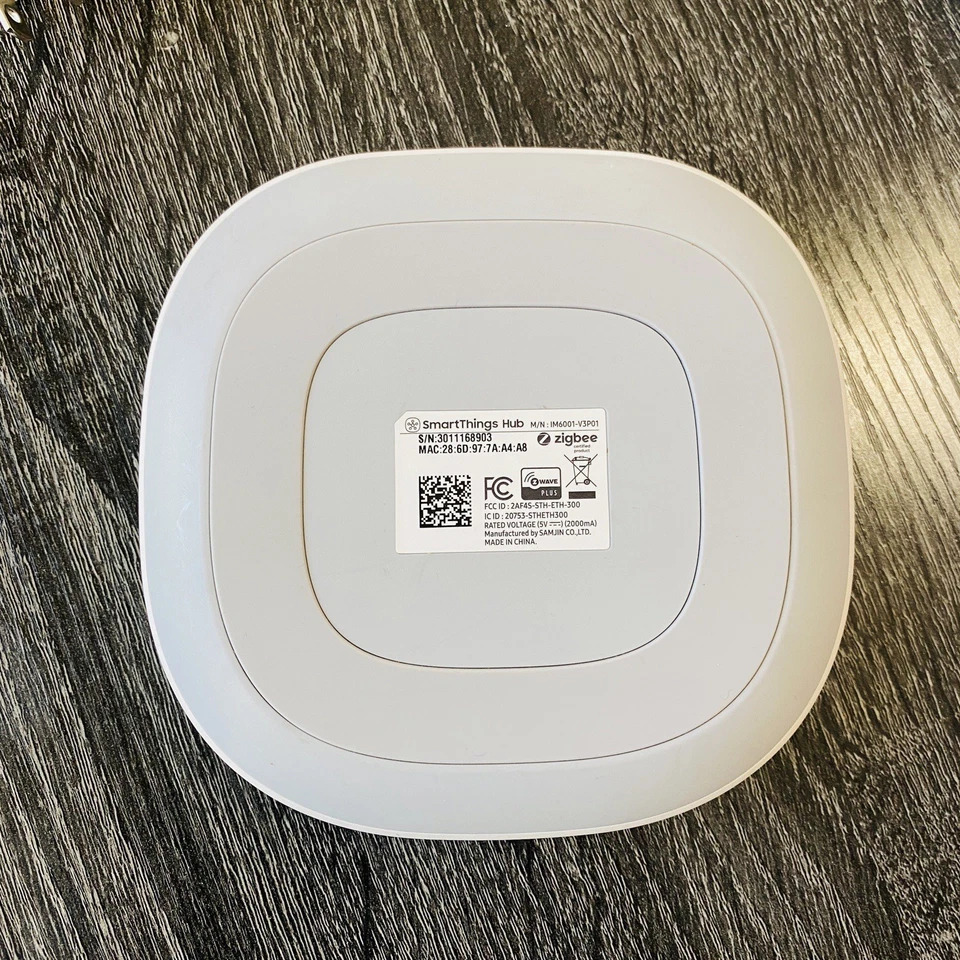 三星 SmartThings Hub V3 IM6001-V3P01 智能家居自动化 WiFi Zigbee ZWave — 第 3/4 张图片