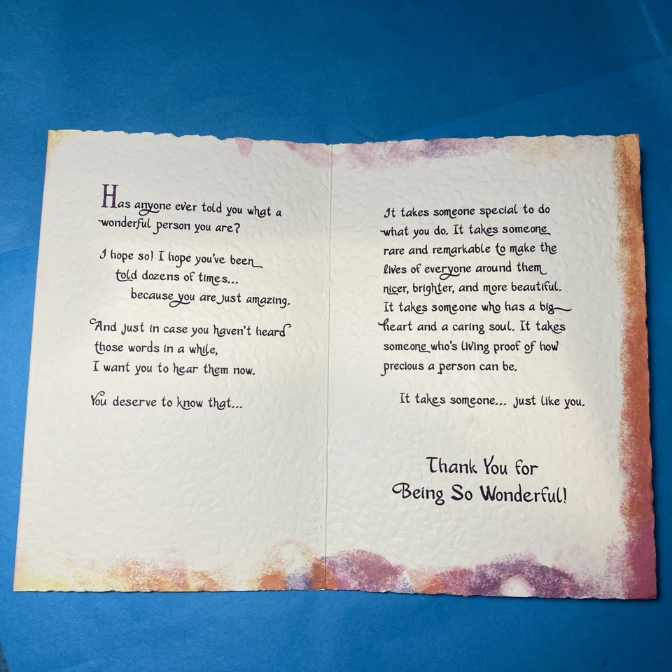 Tarjeta de felicitación Blue Mountain Arts gracias--Qué maravillosa persona eres Foto 3 de 4