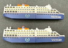 Lot of 2 CARNIVAL VICTORY Cruise Ship USB Flash Drive