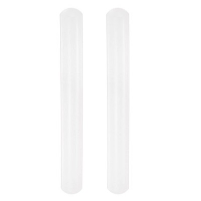 Uxcell Fondant Rolling Pin 23 Cm X 2.5 Cm Pp Plastic Non-Stick Fondant Roller D_
