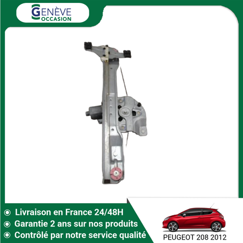Leve-vitre électrique Avant Droit Pour Peugeot 208 - Référence OEM 9673154380 - Neuf Avec Garantie 1 An