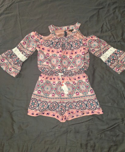 Girls size small My Michelle Girls Shorts Romper