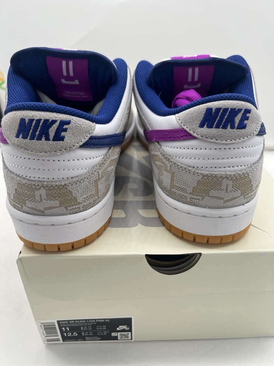 Size 11 - Nike SB Dunk Low Pro Rayssa Leal NEW White Gum Grey Sail