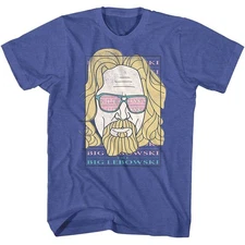 The Big Lebowski - Logo Sunglasses - Short Sleeve - Heather - Adult - T-Shirt