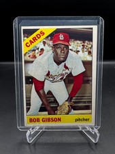 1966 TOPPS!  BOB GIBSON! ST LOUIS CARDINALS!  #320  VG-EX!