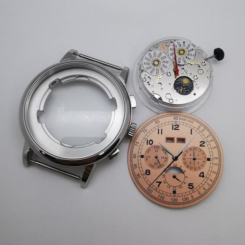 42mm sterile Watch Case Dial Hands with ST1655 movement Men's watch parts - Picture 2 of 23