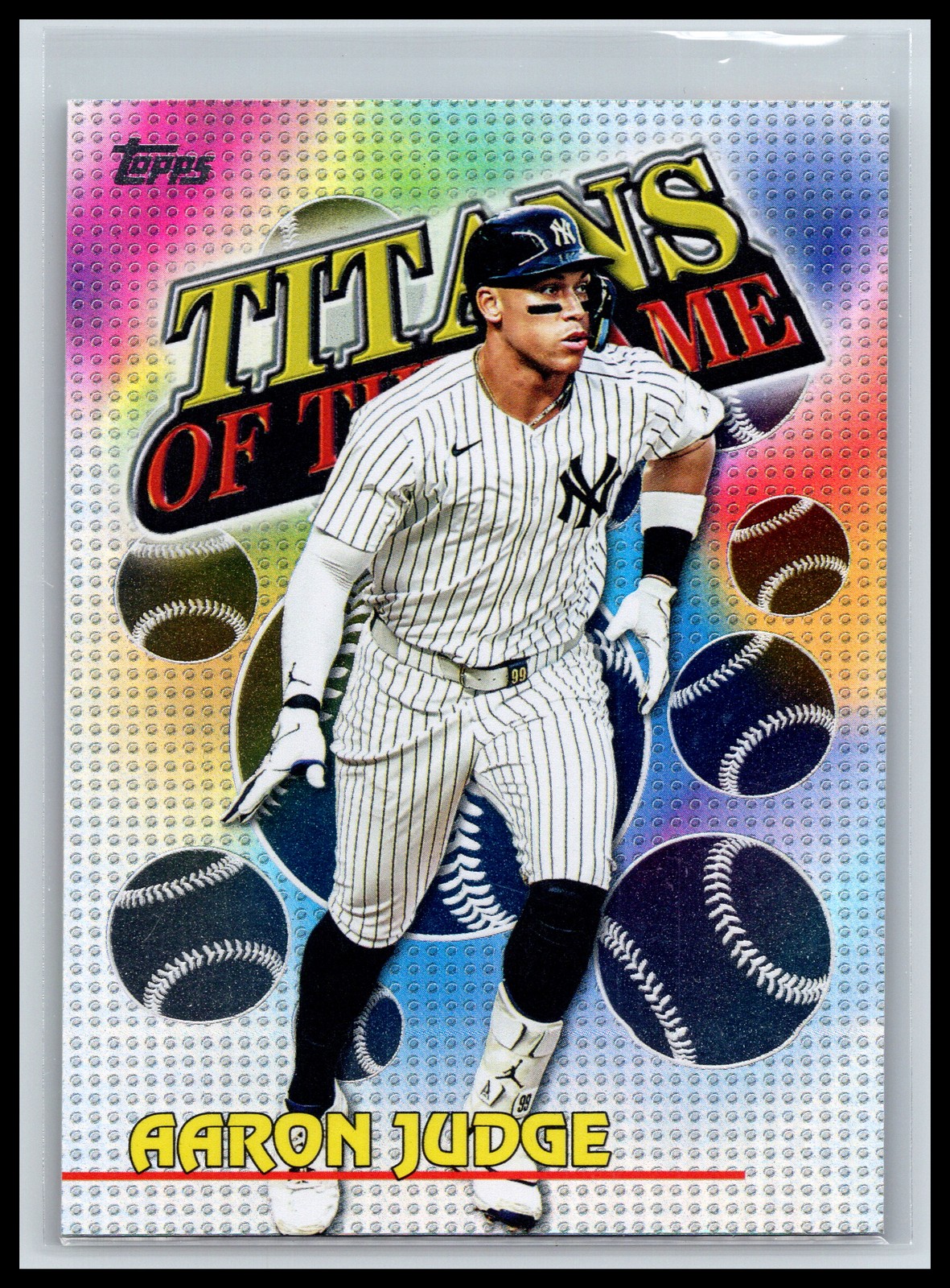 Aaron Judge #TOG-3 Baseball Cards 2026 Topps Titans Of The Game trading card — raw and PSA graded price guide