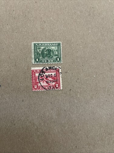 US Scott # 397-398 1915 Panama Pacific Exposition Issues 1¢ 2¢ Used