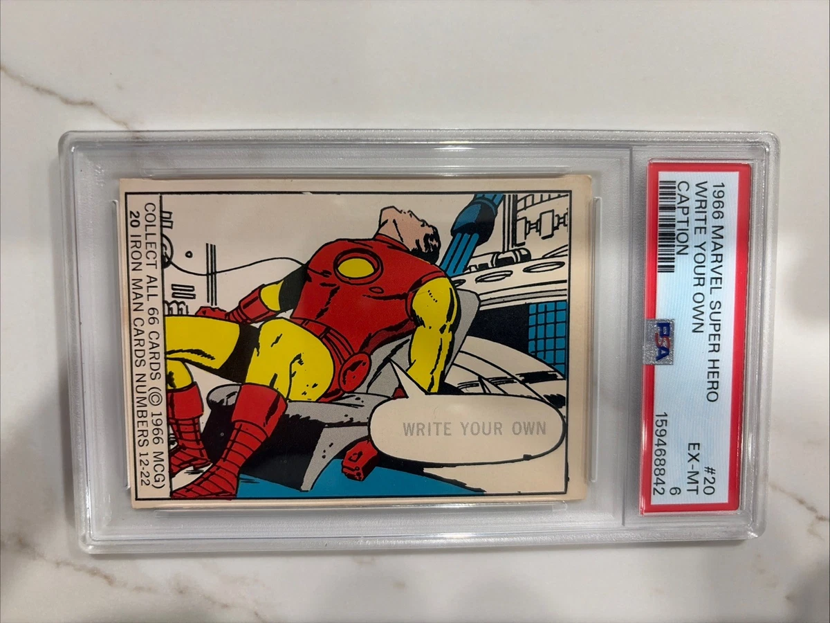 Iron Man Professional Sports Authenticator (PSA) Trading Cards for