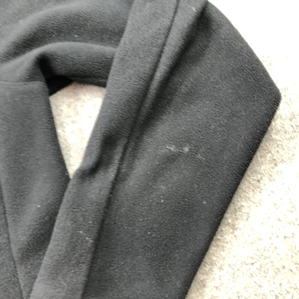 Brooks Brothers Jacket Mens Small Black Fleece Full Zip Mock Neck Outdoor Layer - Image 3 of 4