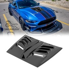 For Ford Mustang Glossy Black Air Flow Intake Hood Bonnet Scoop Vent Cover Trim