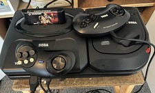 Megadrive 2 & Mega CD console with Arcade Collection (5 Games) & 2 x Controllers
