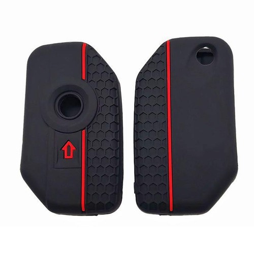 Hot Brand New Key Bag Bag Silicone Anti-corrosion Black + Red Non-deformation - Picture 6 of 8