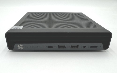 PC Reconditionné HP EliteDesk 800 G6 - I5-10500T, 16 Go RAM, SSD 512 Go, Windows 11 Pro - Mini PC Bureau Professionnel - 7