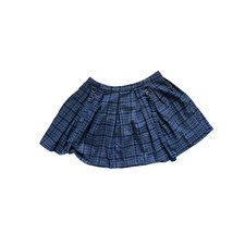 Hot Topic Black Grey Plaid Pleated Schoolgirl Mini Skirt Suspenders Sz M