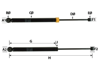 ALKO ヒッチダンパー 60S＆90S Stabilus 同等品359987 Alko Hitch Damper Al-ko Type 60S & 90S Stabilus Equivalent to