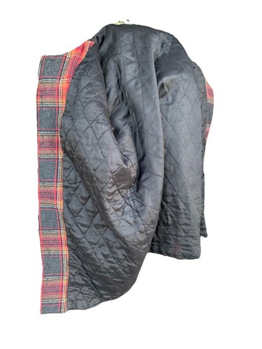 Chaqueta a Cuadros de Lana JL Colebrook Mujer Pequeña Militar Cabina Núcleo De Colección Roja Y2K - Imagen 8 de 8