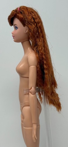 Barbie Años 80 Rebobinado Escolar Hecho para Moverse Híbrido Muñeca Desnuda Pelo Rojo Steffie - Imagen 11 de 15