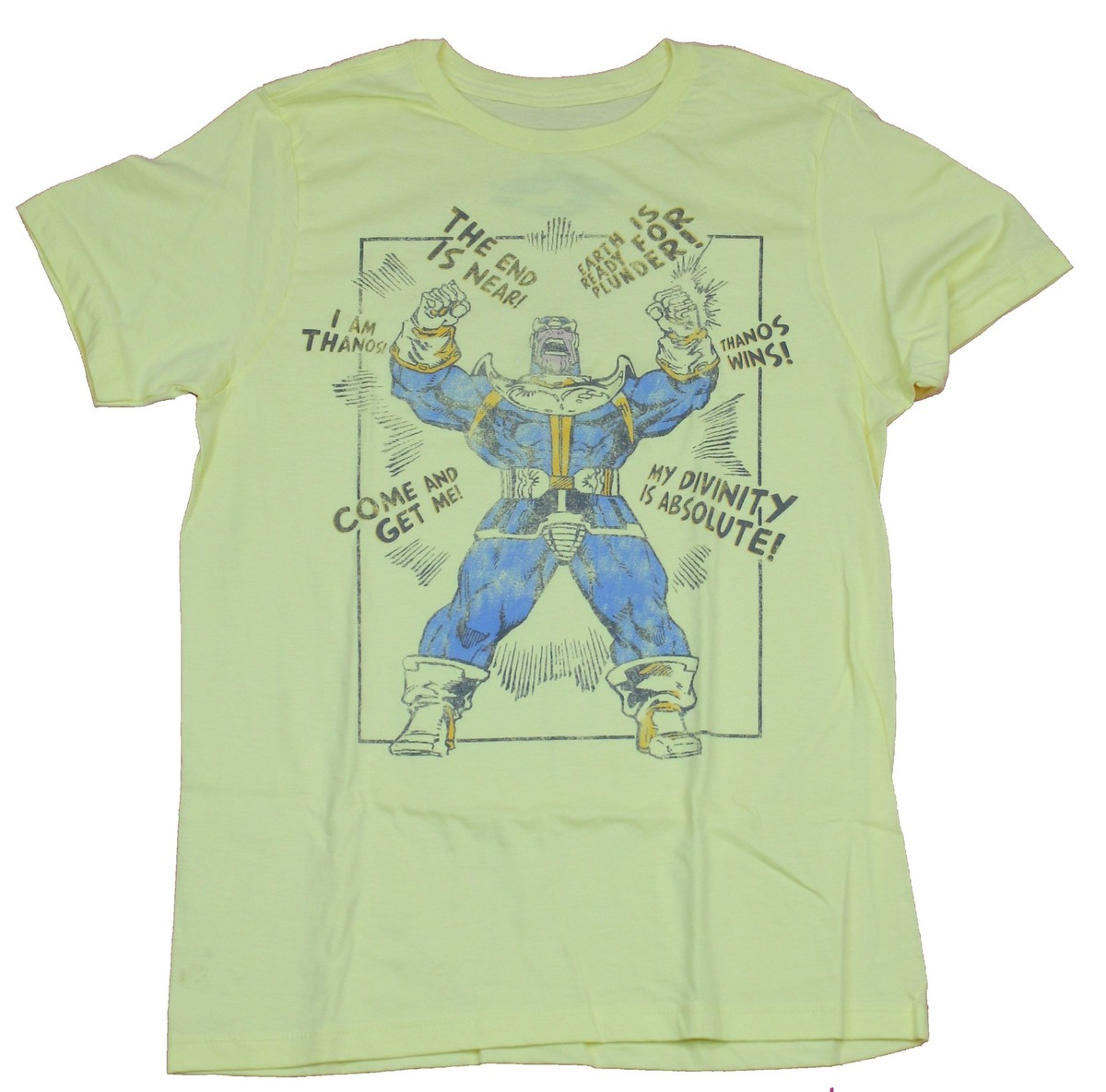 Thanos Adult New T-Shirt - Thanos Wins and Other Mad Titan Musings