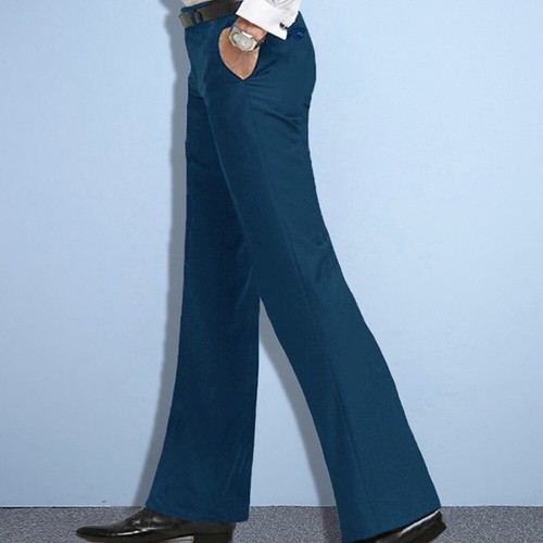 Men Fit Boot Cut Flared Wide Leg Dress 