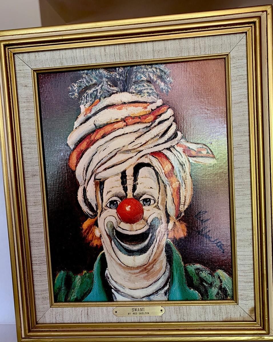 RED SKELTON Original signed Repro Litho Painting of 