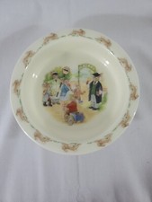 Royal Doulton "Bunnykins" Back to School Bowl -1988 - 6 1/4" -EUC -Free Shipping
