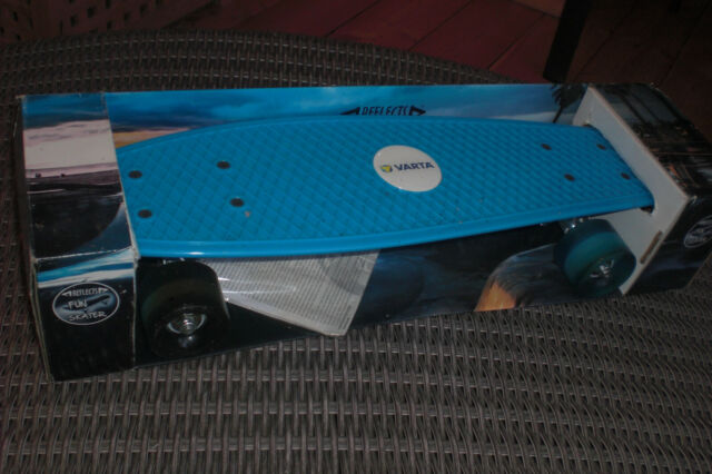 Reflects VARTA crazy FUN Skater Skateboard - blau - ca. 58 cm - robust