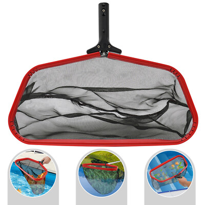 Heavy Duty Large Swimming Pool Leaf Skimmer Net, Aluminum Frame, Cleaning Debris