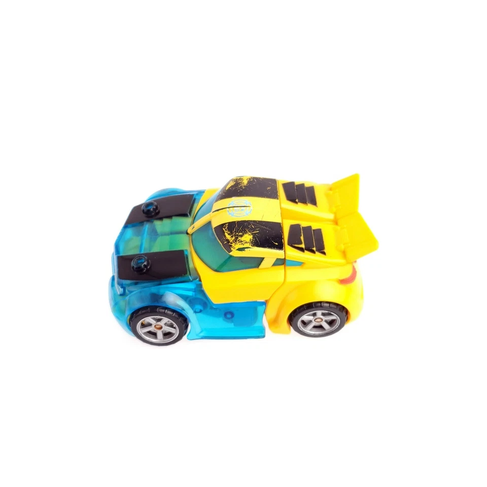 Transformers Yellow Car Completely Transforms Into A Bot 6 Standing  USA Seller - Image 4 of 4