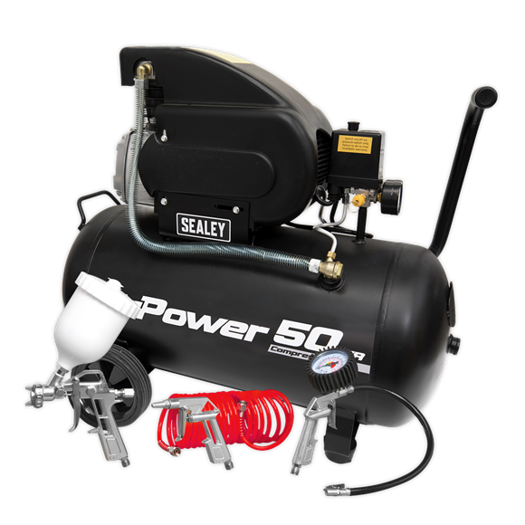 Sealey 50L Direct Drive Air Compressor 2hp (SAC5020APK)
