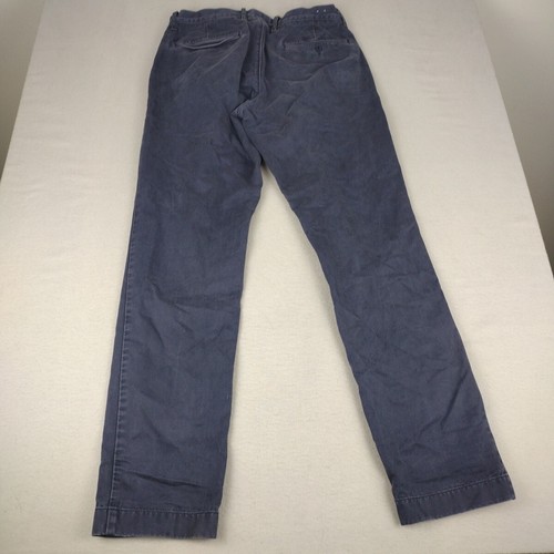 J Crew Pants Mens 30x31 Blue 770 Straight Stretch Broken-In Chino Trousers - Picture 11 of 12