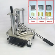 French Fry Cutter Stainless Steel Potatos Strips Slicer Vegetable Fruit Potatos