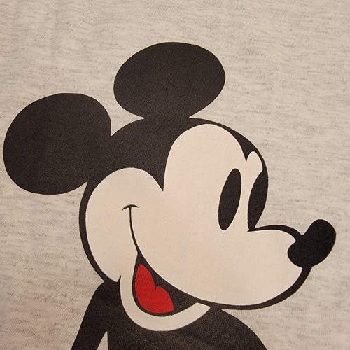 Vintage Mickey Mouse Disney Designs T-Shirt Herren XL Made in USA Grau - Bild 12 von 17