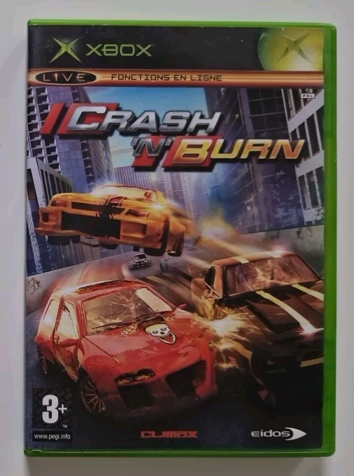 Crash'n'Burn Microsoft XBOX Pal Fr Complet 